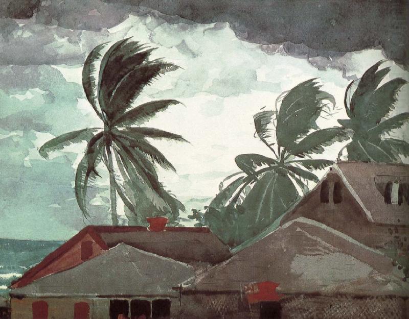 Winslow Homer Hurricane china oil painting image